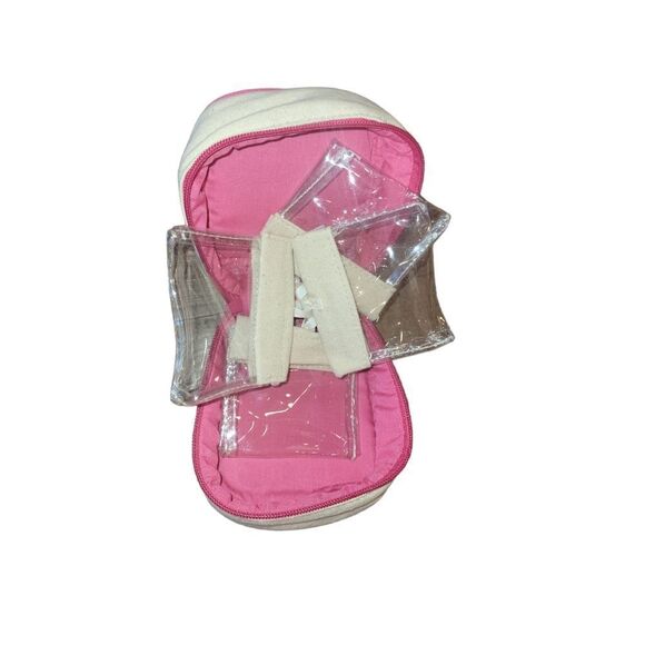 NWT Mainstreet Collection Canvas Square Jewelry Travel Storage Organizer Case - Picture 6 of 13